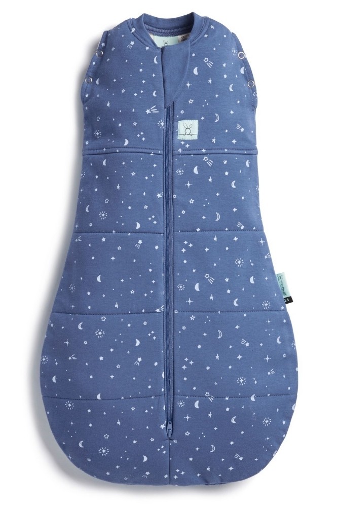 ergoPouch Organic Cotton Cocoon Swaddle Bag (2.5 Tog) (Night Sky)