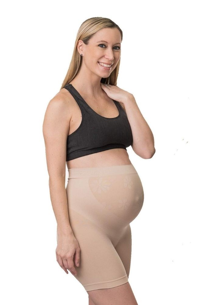Belevation Maternity Shapewear Mid-Thigh PettiPant in Nude