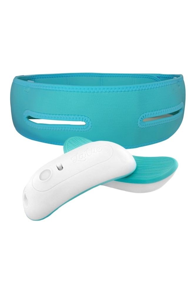 LaVie Warming Massager + Pump Strap Bundle (Turquoise)