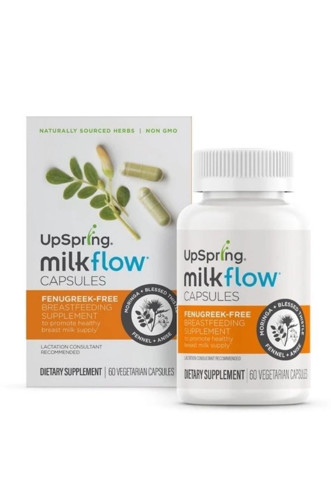 Milkflow Fenugreek Free Breastfeeding Supplement Capsules 60 Ct