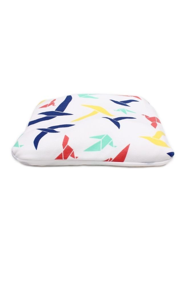 OETEO Flip and Fold Baby Travel Blanket (Origami Birds)