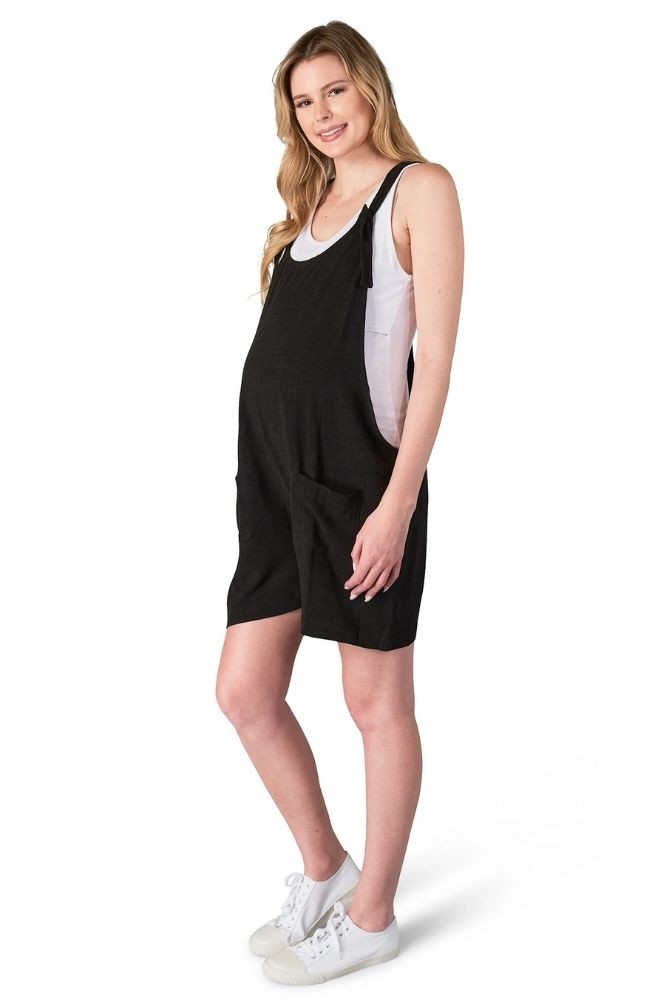 Jodi Overall Shorts (Black)