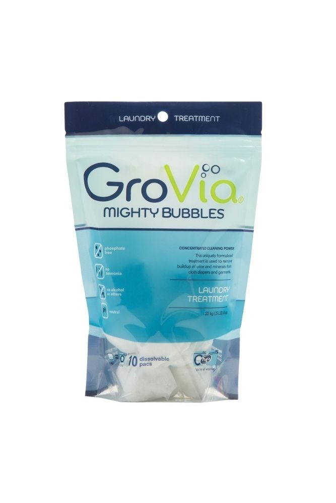 GroVia Mighty Bubbles Laundry Treatment 10-count