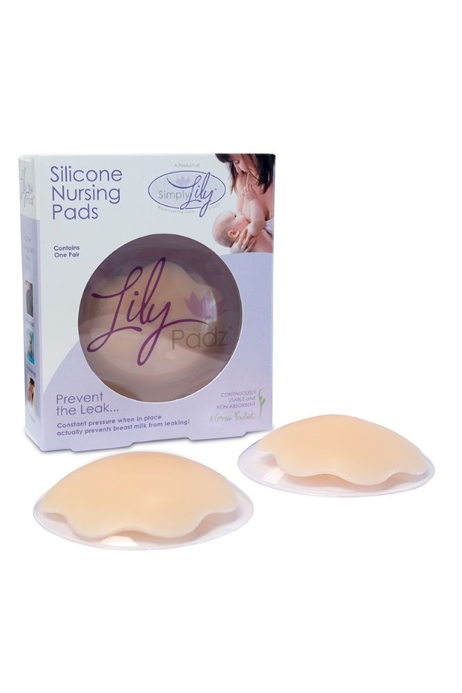 LilyPadz NUDE Regular Size Silicone Nursing Pads - One Pair (Nude)
