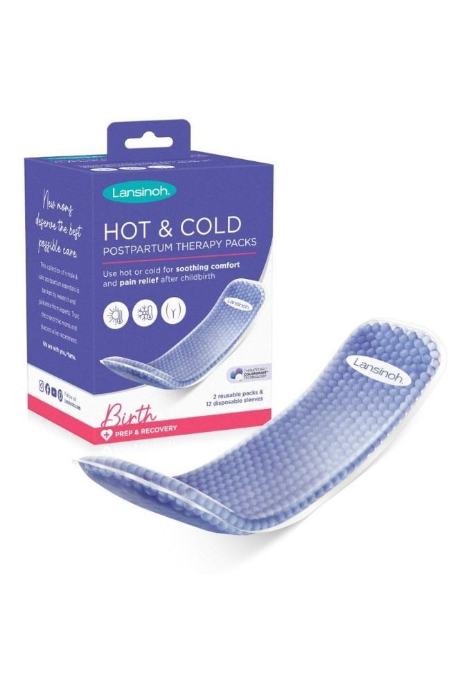 Lansinoh Reusable Hot & Cold Postpartum Therapy Packs - 2 Packs
