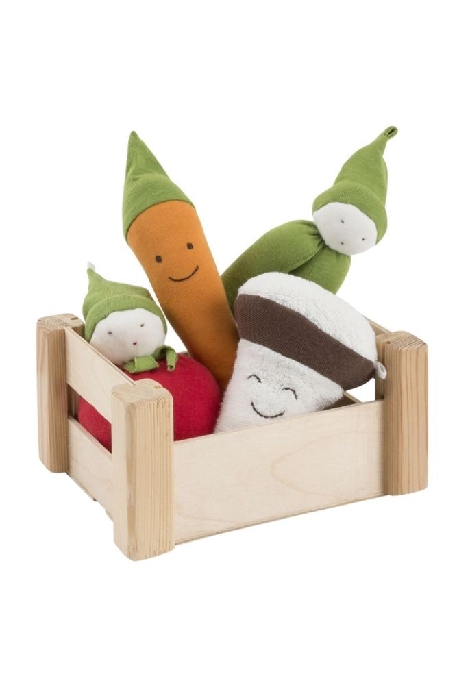 Under the Nile Organic Veggie Crate Toy