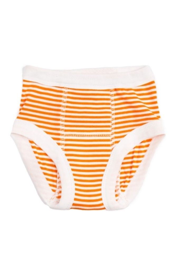 Under the Nile Organic Cotton Potty Training Pants (Orange Stripe)