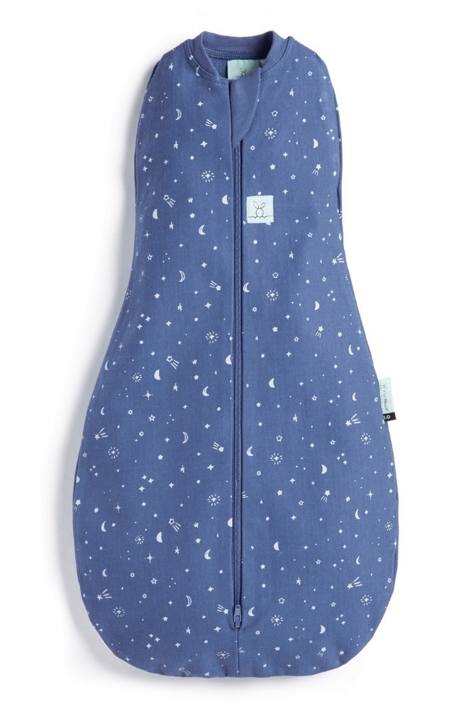ergoPouch Organic Cotton Cocoon Swaddle Bag (0.2 Tog) (Night Sky)