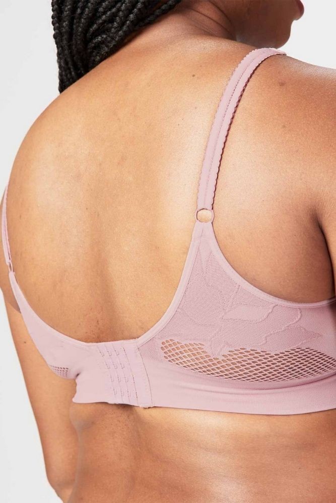 Cake Maternity Freckles Recycled Nursing Bra in Mauve