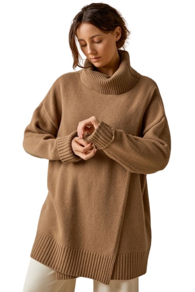 Boob Design Sesame Merino Wool Nursing Tunic (Camel)