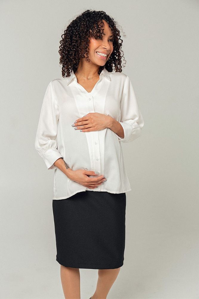 PETITE Sarah Empire Maternity & Nursing Dress – MARION Maternity