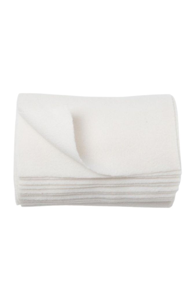 Esembly Stay-Dry Washable Fleece Liners - 12 Pack (Natural)