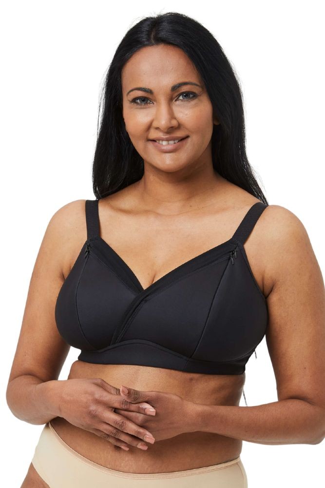 Nourish by BeliBea Seamless Nursing and Hands-Free Pumping Bra in Nude