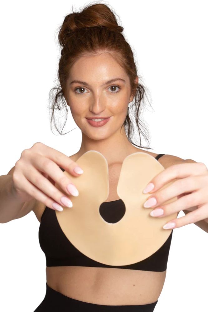 Belly Bandit Breast Care Silicone Stretch Mark Therapy- 2 Pack (Nude)