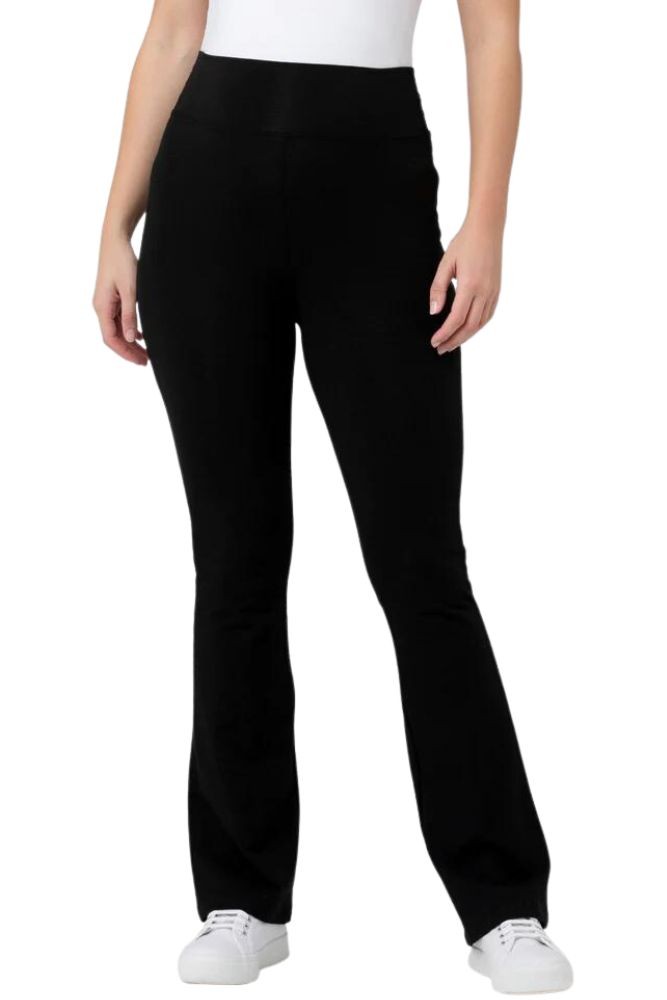 Ripe Organic Jersey Maternity & Beyond Flare Pant in Black by Ripe Maternity